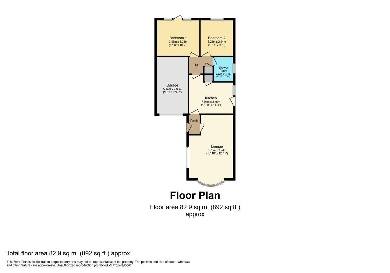2 Bedroom Link detached bungalow For Sale in Pear Tree Crescent, Leverington, Wisbech, PE13 5AY